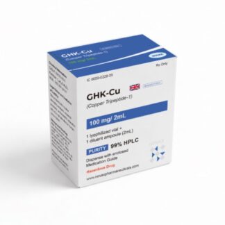 GHK-Cu (100mg/2ml + Agua Bac) Novax Pharmaceuticals