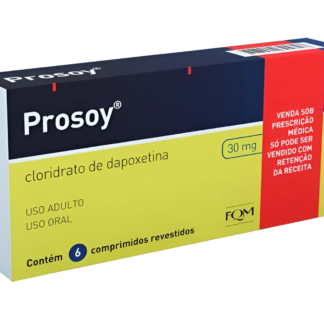 Prosoy 30mg (Cloridrato de Dapoxetina 6cmp/30mg) FQM Melora