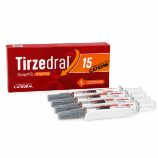 Tirzedral 60mg Tizerpatida (4 canetas x 15mg) Catedral