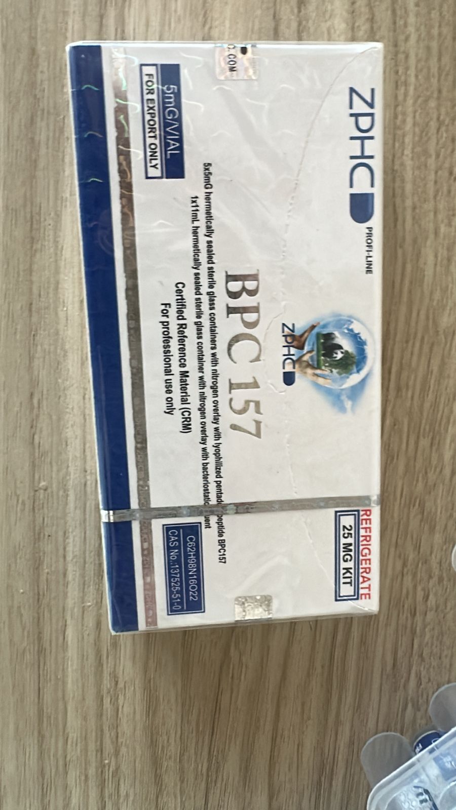 BPC-157 25mg (5 vial x 5mg) ZPHC