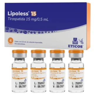 Lipoless 60mg Tizerpatida (4 vials x 15mg) Eticos