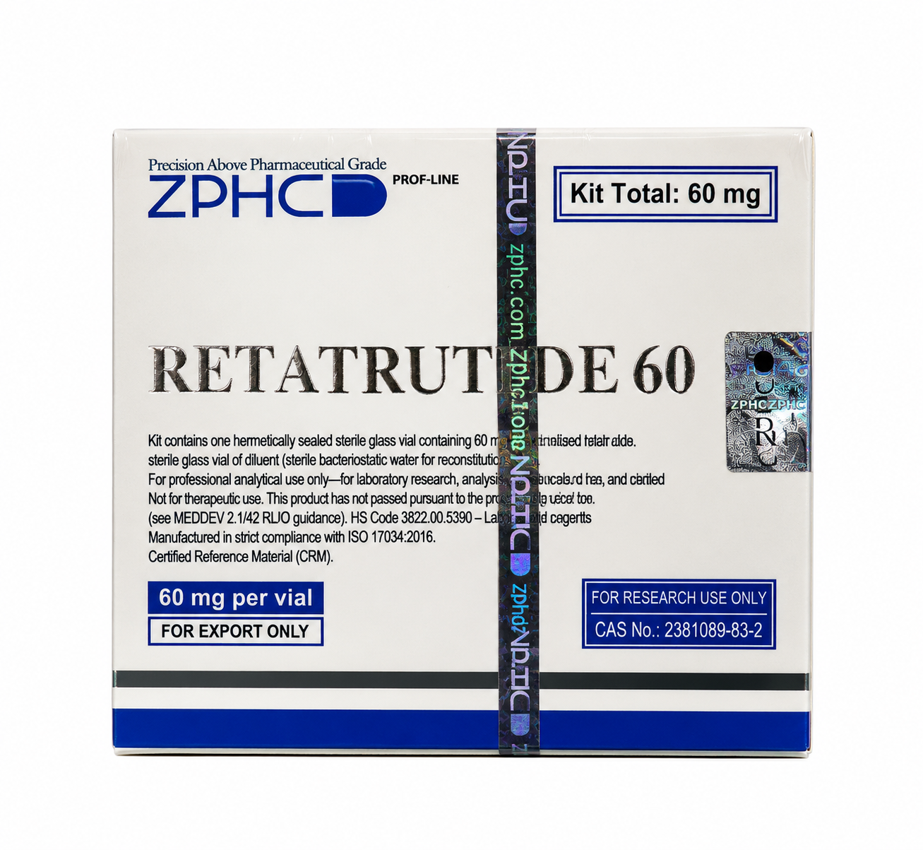 Retatrutide 60mg (1 Vial - 60mg) ZPHC